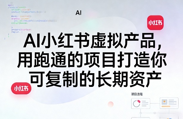 AI小红书虚拟产品，用跑通的项目打造你可复制的长期资产(更新1017)-优优云网创