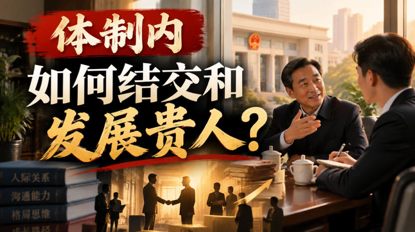 某公众号付费文章：体制内，如何结交和发展贵人?-优优云网创
