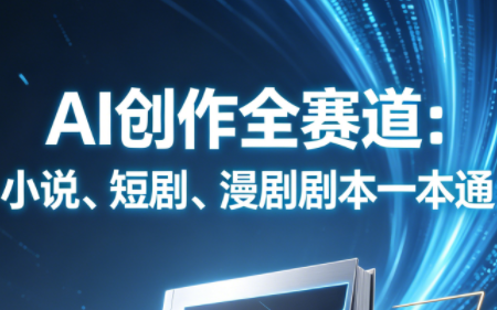 AI创作全赛道：小说、短剧、漫剧剧本一本通(更新)-优优云网创