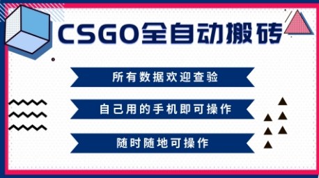 CSGO全自动搬砖，年底钱回家好项目，当天可拿到结果，新手小白轻松月入1W+【揭秘】-优优云网创
