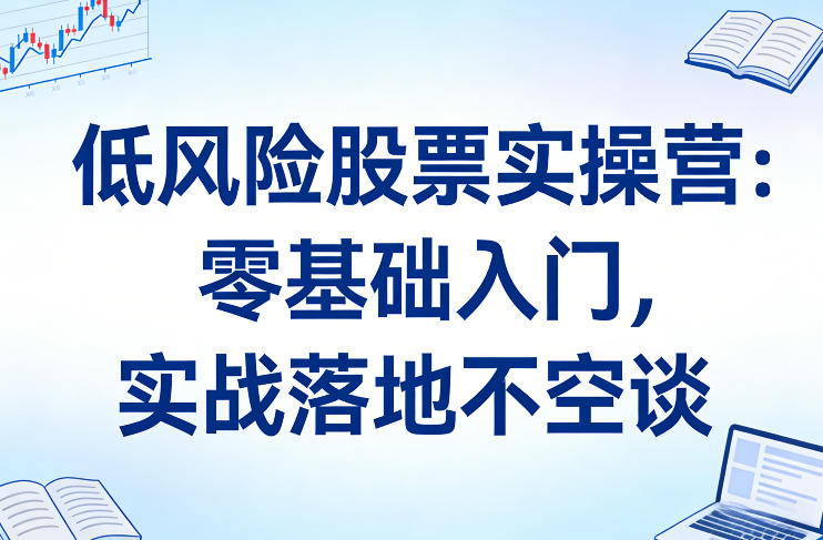 低风险股票实操营：零基础入门，实战落地不空谈-优优云网创