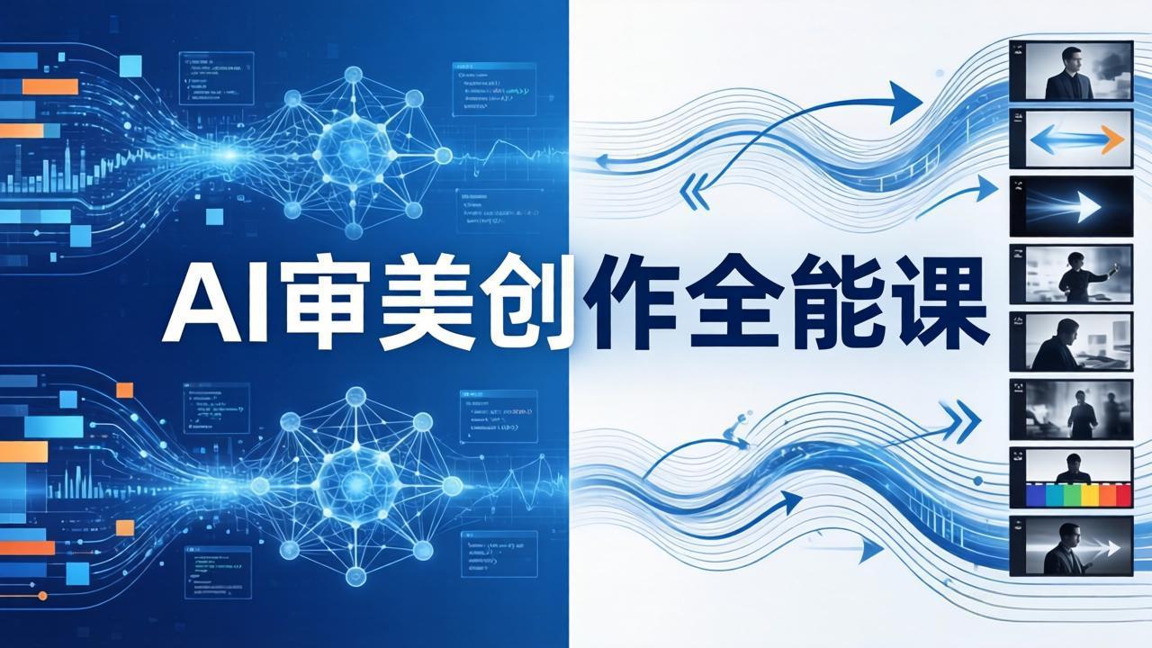 AI审美创作全能课：MJ+Seedance+模型训练+影视分镜+编剧，一站式掌握AI艺术创作-优优云网创