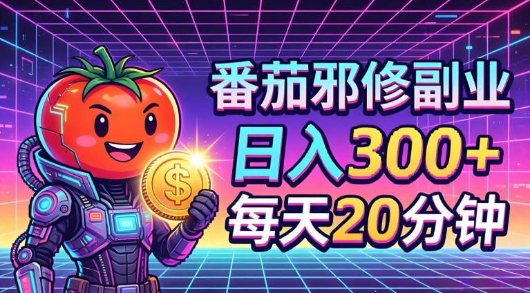 番茄小说撸金,日入300+,每天20分钟!五一必看,独家项目,副业小白友好,超级简单【揭秘】-优优云网创
