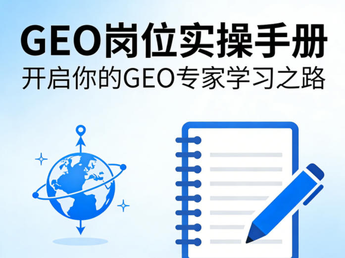 GEO岗位实操手册，开启你的GE0专家学习之路