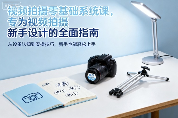 视频拍摄零基础系统课,专为视频拍摄新手设计的全面指南-优优云网创