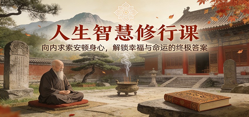 人生智慧修行课：向内求索安顿身心，解锁幸福与命运的终极答案-优优云网创