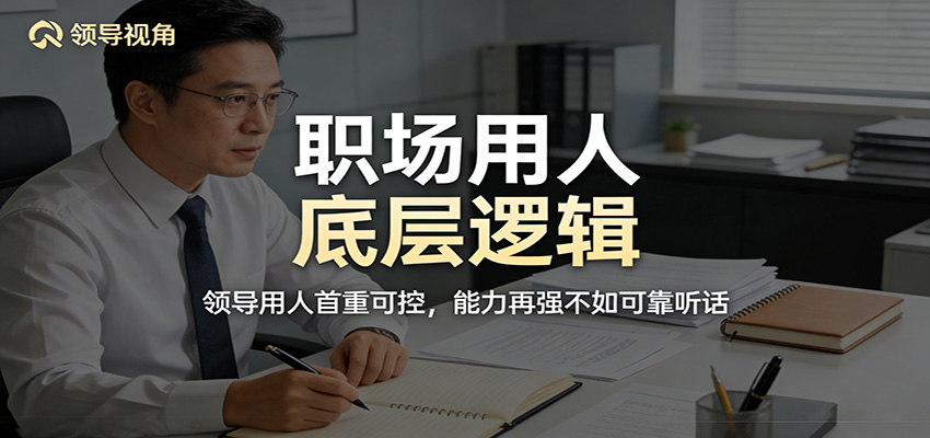 公众号付费文章：职场用人底层逻辑，领导用人首重可控，能力再强不如可靠听话-优优云网创