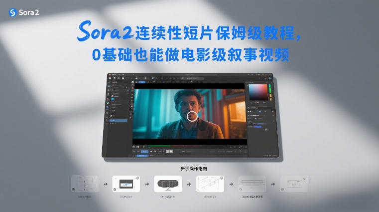 Sora2连续性短片保姆级教程，0基础也能做电影级叙事视频-优优云网创