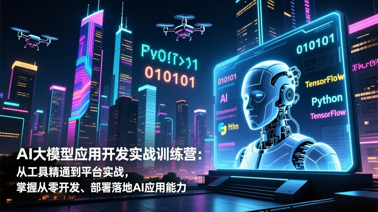 AI大模型应用开发实战训练营：从工具精通到平台实战，掌握从零开发、部署落地AI应用能力-优优云网创