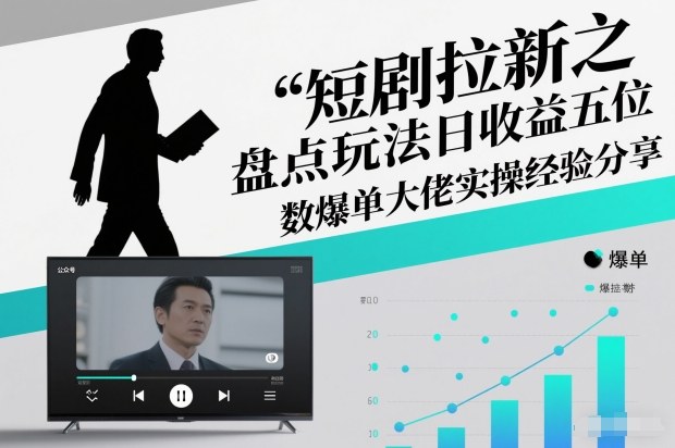 短剧拉新之盘点玩法日收益五位数爆单大佬实操经验分享