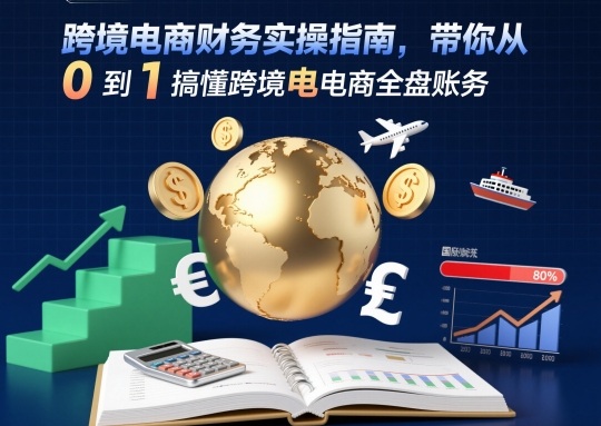 跨境电商财务实操指南，带你从0到1搞懂跨境电商全盘账务