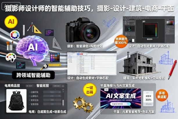 摄影师设计师的智能辅助技巧，摄影-设计-建筑-电商-平面-优优云网创