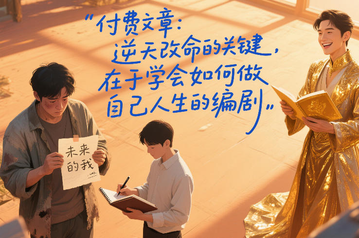付费文章：逆天改命的关键，在于学会如何做自己人生的编剧-优优云网创