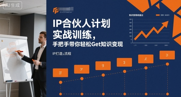 IP合伙人计划实战训练,手把手带你轻松Get知识变现-优优云网创