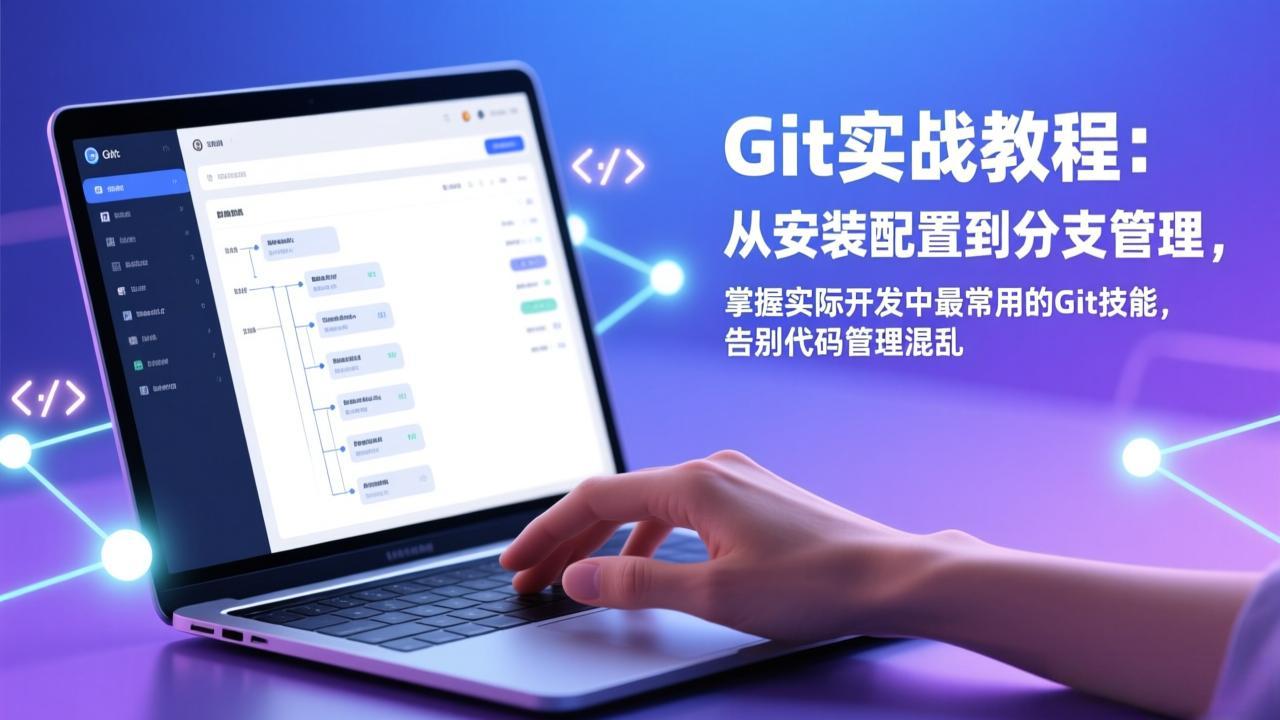 Git实战教程：从安装配置到分支管理，掌握实际开发中最常用的Git技能，告别代码管理混乱-优优云网创