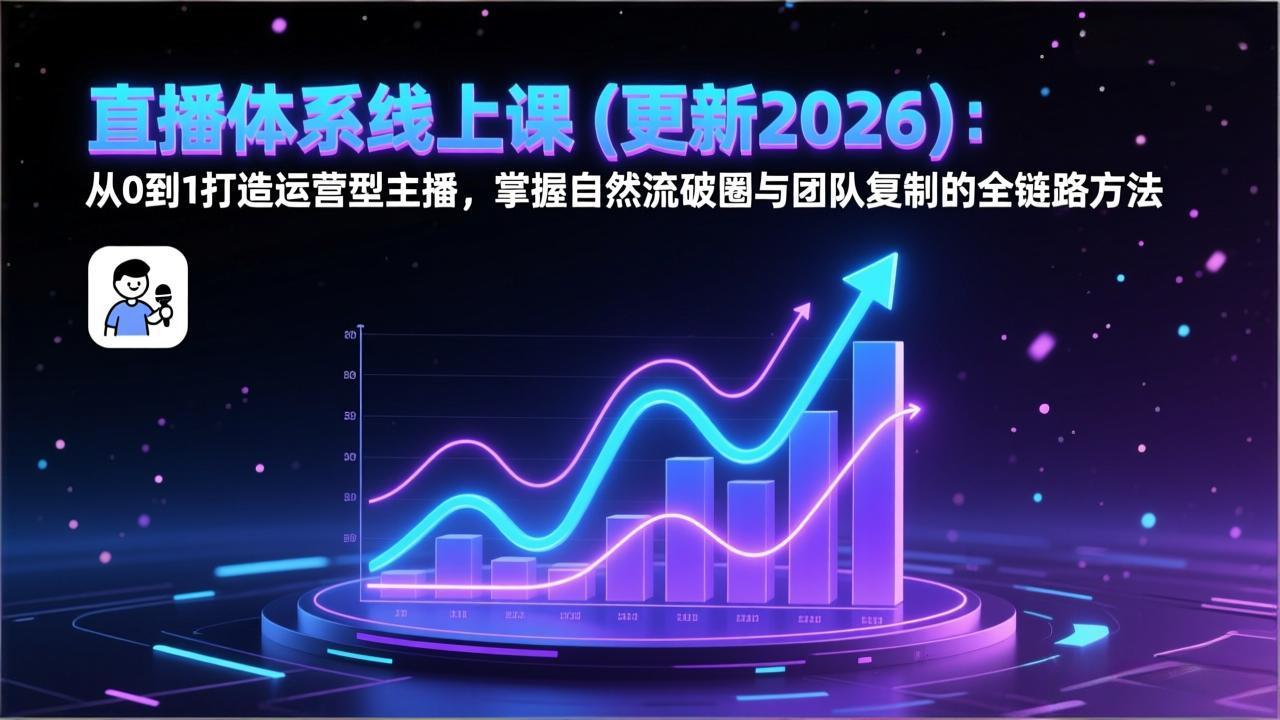 直播体系线上课(更新2月-优优云网创