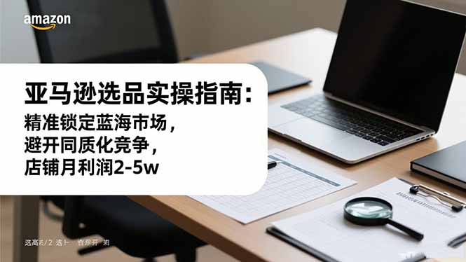 亚马逊选品实操指南：精准锁定蓝海市场，避开同质化竞争，店铺月利润2-5w-优优云网创