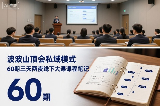 波波山顶会私域模式60期三天两夜线下大课课程笔记(文档)-优优云网创