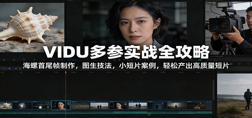 VIDU多参实战全攻略：海螺首尾帧制作，图生技法，小短片案例，轻松产出高质量短片-优优云网创