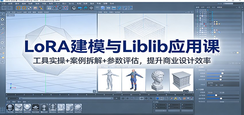 LoRA建模与Liblib应用课：工具实操+案例拆解+参数评估，提升商业设计效率-优优云网创