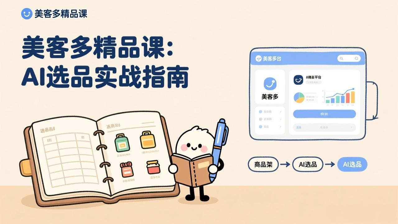 AI+美客多精品课,工具实操、数据选品、AI优化,新手也能快速上手,月入5000+美元-优优云网创