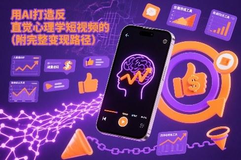 用AI打造“反直觉”心理学短视频的流量密码(附完整变现路径)-优优云网创