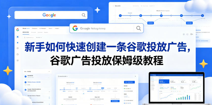 新手如何快速创建一条谷歌投放广告,谷歌广告投放保姆级教程-优优云网创
